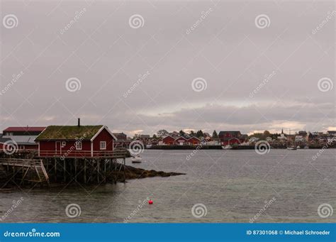 Fishing Villages in Lofoten Editorial Stock Photo - Image of scenery, house: 87301068