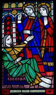 Stained glass window, St John's church, St Leonards on sea… | Flickr