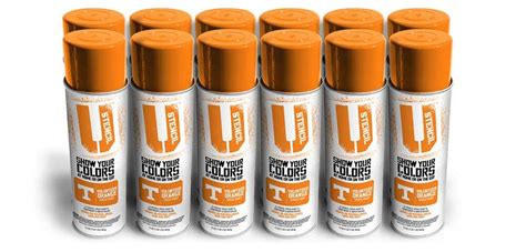 Tennessee Orange Spray Paint 12-Pack | U-Stencil - A Stencil Universe