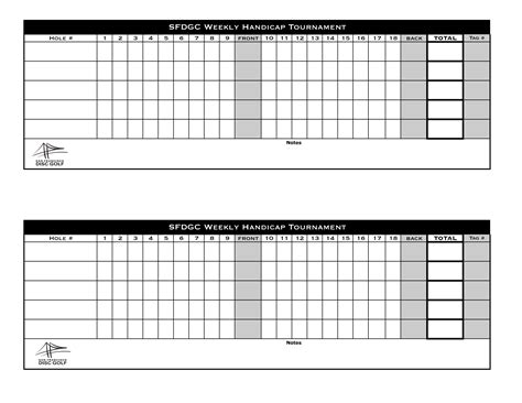 Blank Scorecard | Templates at allbusinesstemplates.com