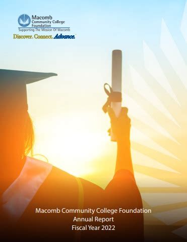 Macomb Community College Foundation Annual Report Fiscal Year 2022