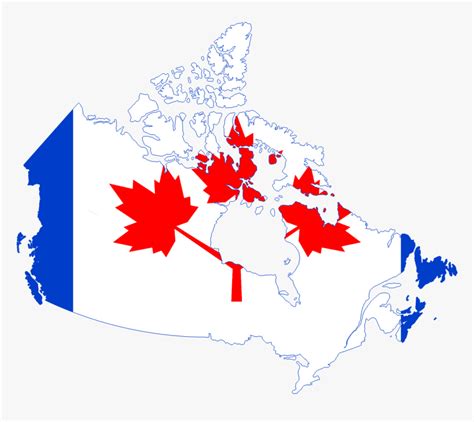 Three Leaf Canadian Flag, HD Png Download - kindpng