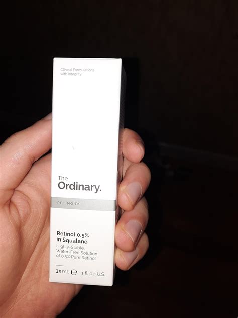 Just got the Ordinary Retinol cause it was recommended for acne scars ...