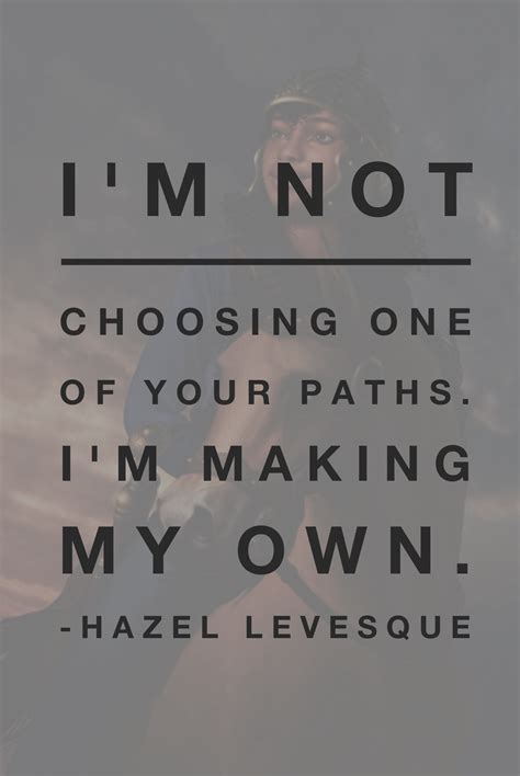 Hazel Levesque Percy Jackson Movie Quote