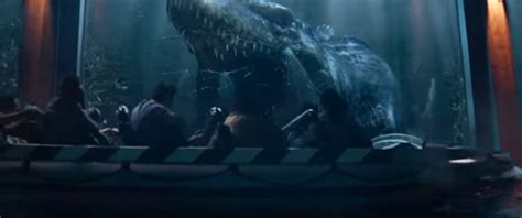 First Look - Jurassic World: The Ride To Include Horrifying Mosasaurus Aquarium Sequence (Video ...