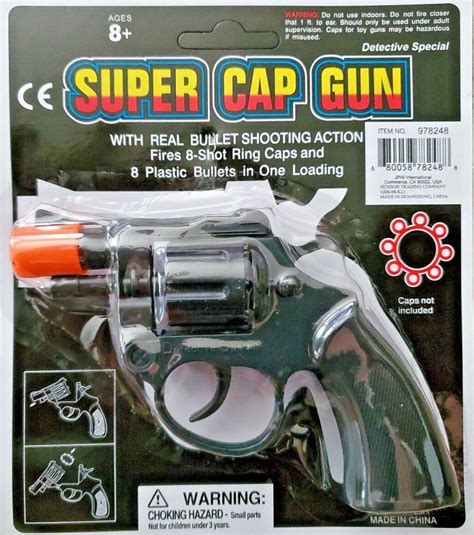 Ring Shot Cap Gun Police Series Pistol Revolver Black New Toy Replica New | ubicaciondepersonas ...