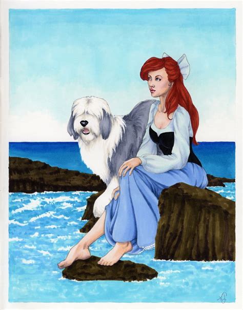 Ariel & Max from the Little Mermaid, in Allison Sohn's Allison Sohn: Commissions in Color Comic ...