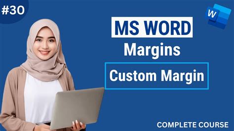 How to Adjust Page Margins in Microsoft Word | Custom Margin - YouTube