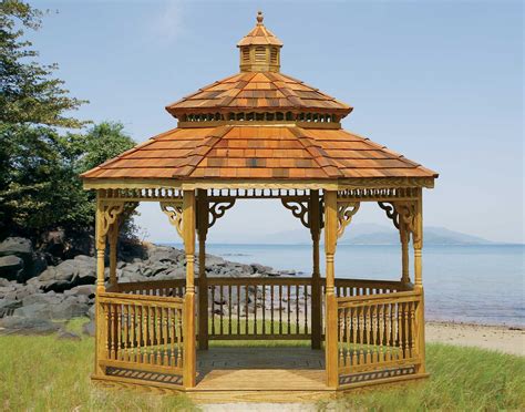 Treated Pine Double Roof Octagon Gazebos | Gazebos by Style ...