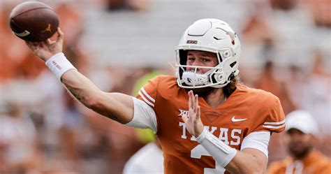 Texas' Quinn Ewers Suffered Sprained Clavicle Injury vs. Alabama; Will ...