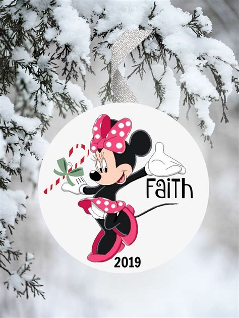 Minnie Mouse Personalized Christmas Ornament-2020 Kids | Etsy | Kids ornaments, Disney christmas ...