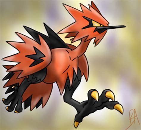 Galarian Zapdos - Pokemon Sword and Shield by BAnimate on DeviantArt