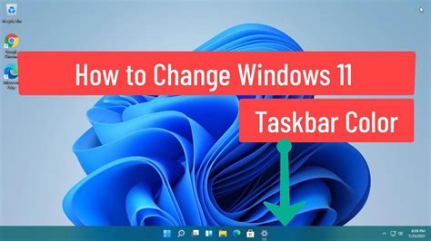 How To Change Windows 11 Taskbar Color - YouTube