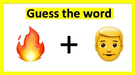 Can you guess the word? 🤔 | Emoji quiz - YouTube