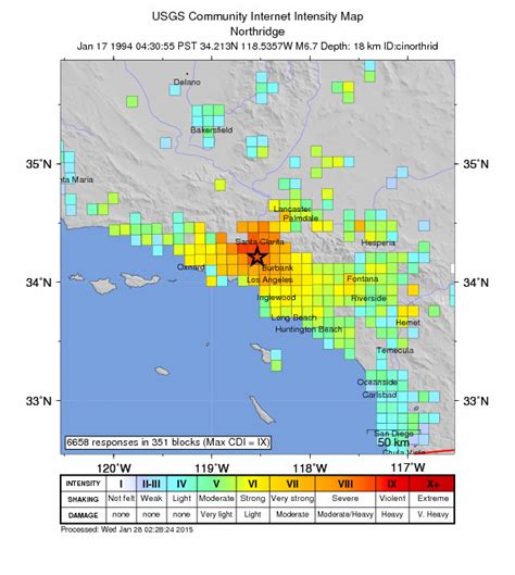 See maps of 1994 Northridge Earthquake – NBC Los Angeles