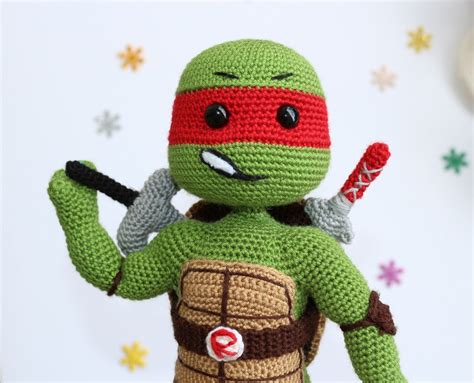 ENGLISH PATTERN Pdf-Ninja Turtle Raphael, Ninja Turtles, Cartoon ...