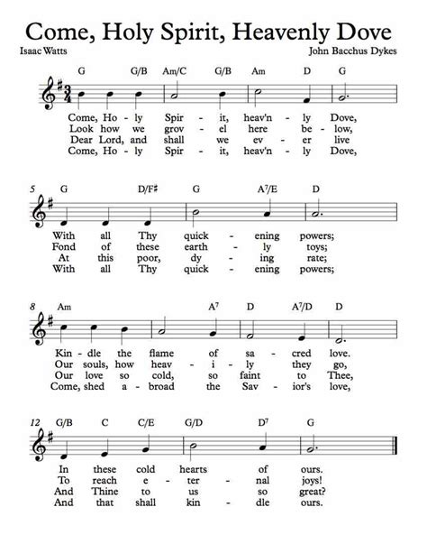 Welcome Holy Spirit Chords Piano | Music Chord Theory Guitar