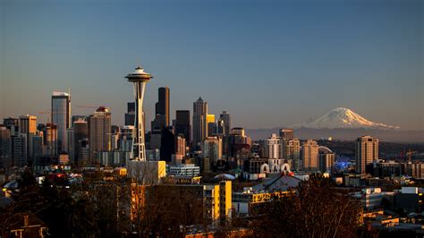 Seattle Skyline Background