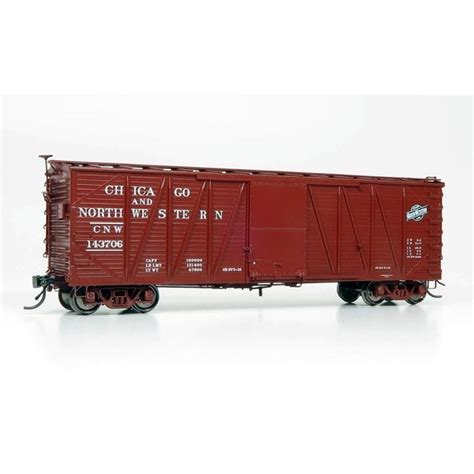 HO USRA Single-Sheathed Boxcar: C&NW - 6-Pack - Rapido Trains Inc.