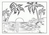 Scenic Free Coloring Pages sketch template