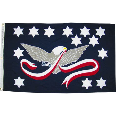 Whiskey Rebellion Flag - Cotton Embroidered Sewn 3 x 5 ft.