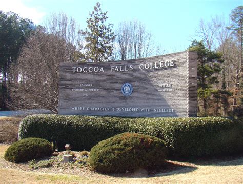 Toccoa falls, Toccoa, College visit