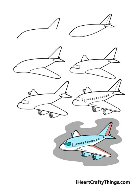 How to Draw a Bush Plane Step by Step - Horton Evernshould1965