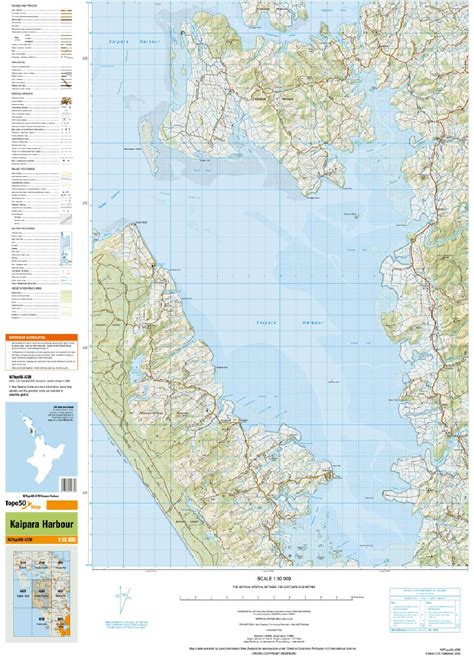 Topo50 map: AZ30 - Kaipara Harbour | Toitū Te Whenua - Land Information New Zealand