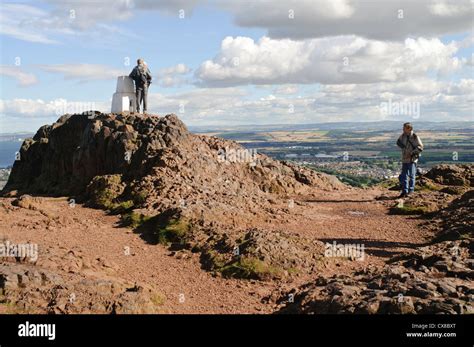 The Summit of Arthur's Seat, in Holyrood Park, Edinburgh Stock Photo: 50586784 - Alamy