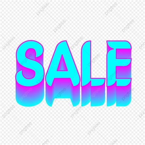 3d Font Pink Vector PNG Images, 3d Blue Pink Color Sale Font, Sale, Tag, Label PNG Image For ...