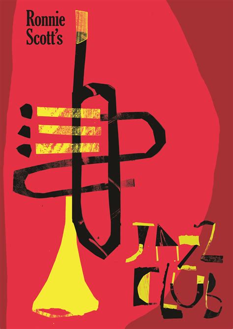 Ronnie Scott's Jazz Club Poster for 'Inside Jazz' Magazine… | Jazz art ...