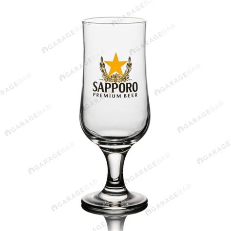 Sapporo Beer Glass - Schooner 2/3 Pint - GarageBar Limited