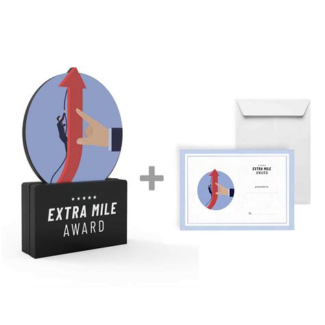 Extra Mile Award – Engrave - Awards and More