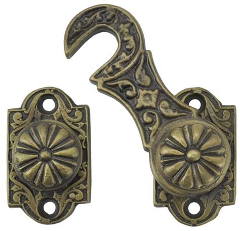 Vintage Hardware & Lighting - Victorian Shutter Latch Circa 1870 (ZE-15)