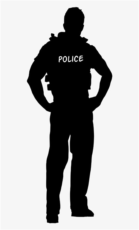 Policeman Swat Team Silhouette - Police - Free Transparent PNG Download - PNGkey