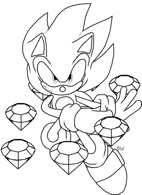 Super sonic coloring pages to download and print for free