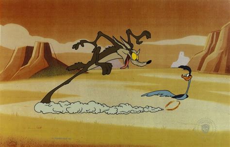 "Wile E. Coyote and Road Runner" Limited Edition Warner Bros. Animation Sericel | Pristine Auction