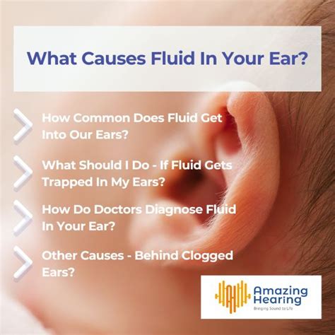 What Causes Fluid In Your Ear? - Amazing Hearing Group- Singapore