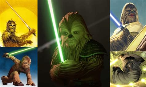 Wookiee Jedi and Their Lightsabers - Bossk's Bounty