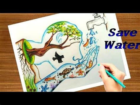 Save Water Save Earth Poster For Kids