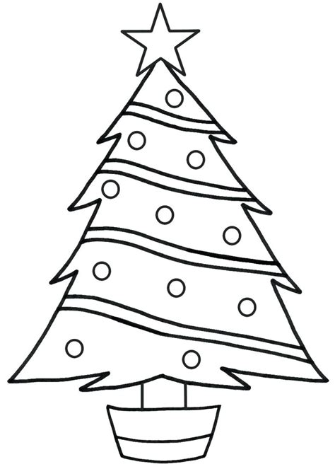 Christmas Tree Coloring Page | Free download on ClipArtMag