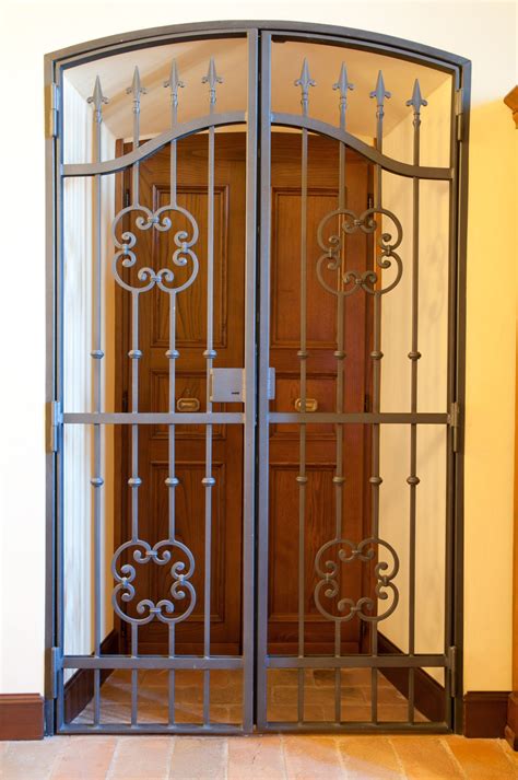 Front Door Iron Security Gate (With images) | Iron door design, Iron front door, Iron security doors