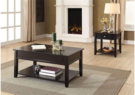 Black Marble Coffee Table Set By Acme - Acme Furniture Bage Coffee Table In Marble And Black ...