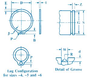 External Retaining Ring Size Chart Metric - Greenbushfarm.com