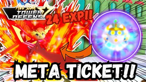 META TICKET!! COMO PASSAR TICKET EXP EXTREME COM RYUGO 6 STAR NO ALL STAR TOWER DEFENSE ROBLOX ...