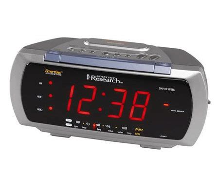 Emerson SmartSet Dual-Alarm Clock Radio - Page 1 — QVC.com