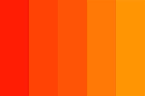 Red to Orange Color Palette Color Palette