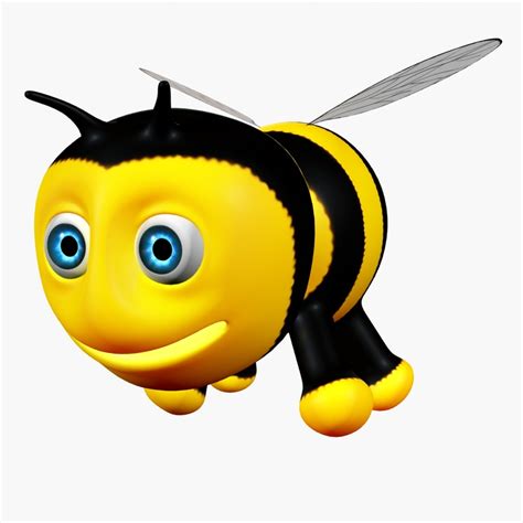 modelo 3d Abeja de dibujos animados - TurboSquid 722470