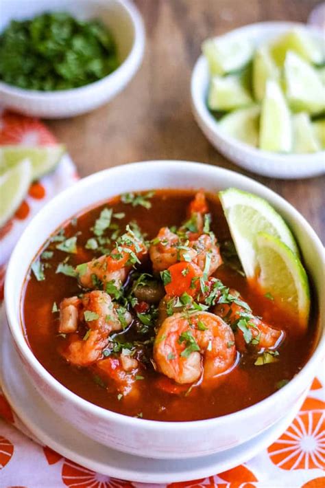 Sopa de Camarones (Mexican Shrimp Soup) | All Ways Delicious