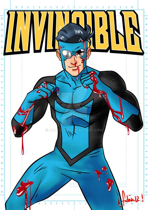 Mark Invincible blue costume by ArtByFab on DeviantArt